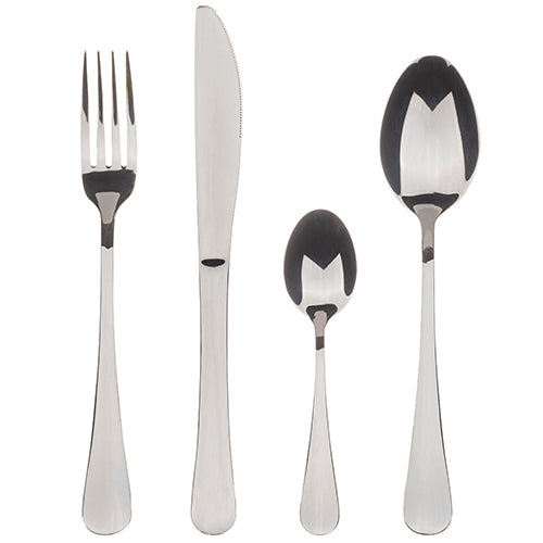 Bergner Munich 24PC Cutlery Set Silver Shiny